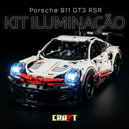 Kit de Ilumina&ccedil;&atilde;o para o Supercarro Alem&atilde;o RSR (1580 pe&ccedil;as)