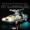 Kit de Ilumina&ccedil;&atilde;o para o De Volta Para o Futuro - DMC De Lorean (1872 pe&ccedil;as)