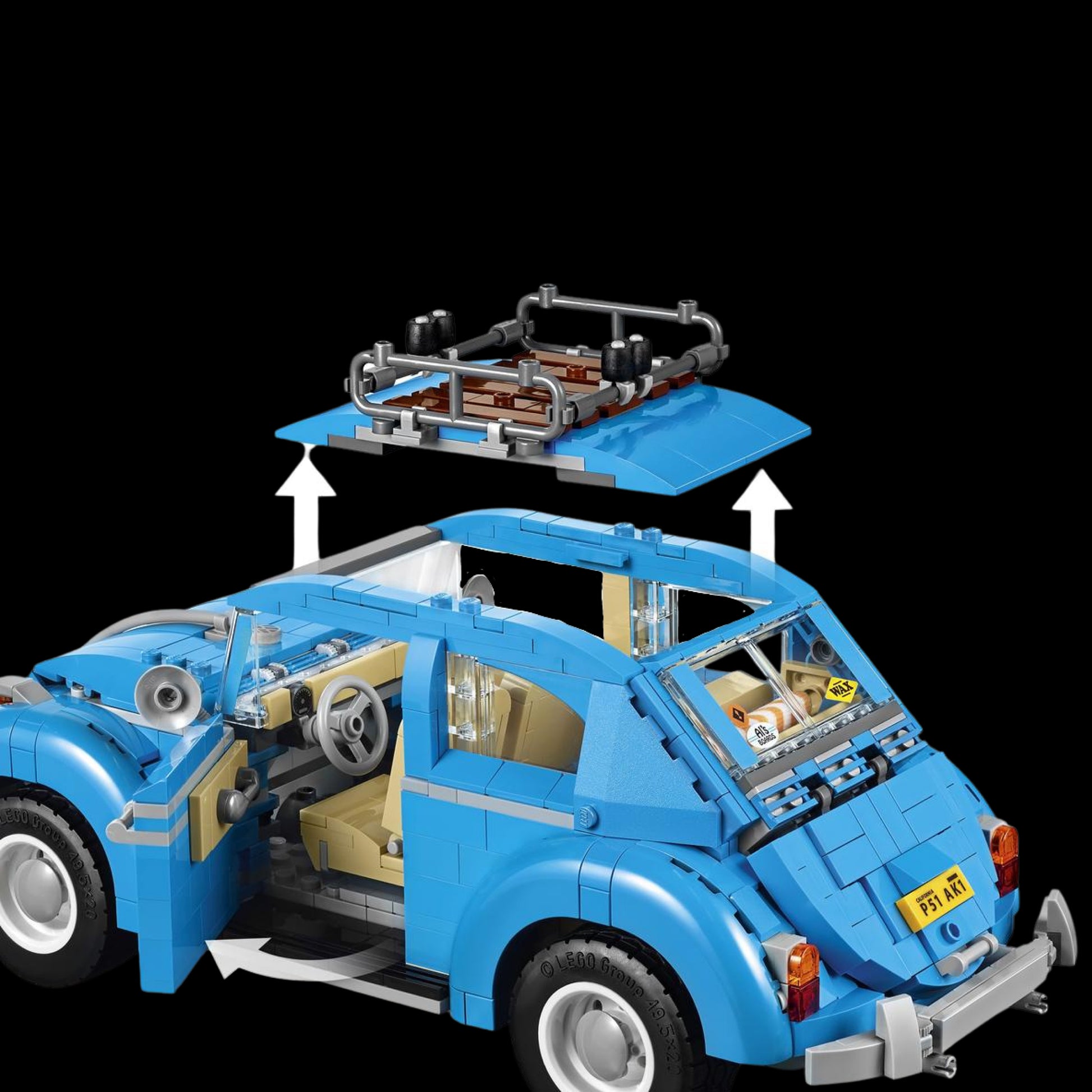 Fusca Azul do Surf (1193 pe&ccedil;as)