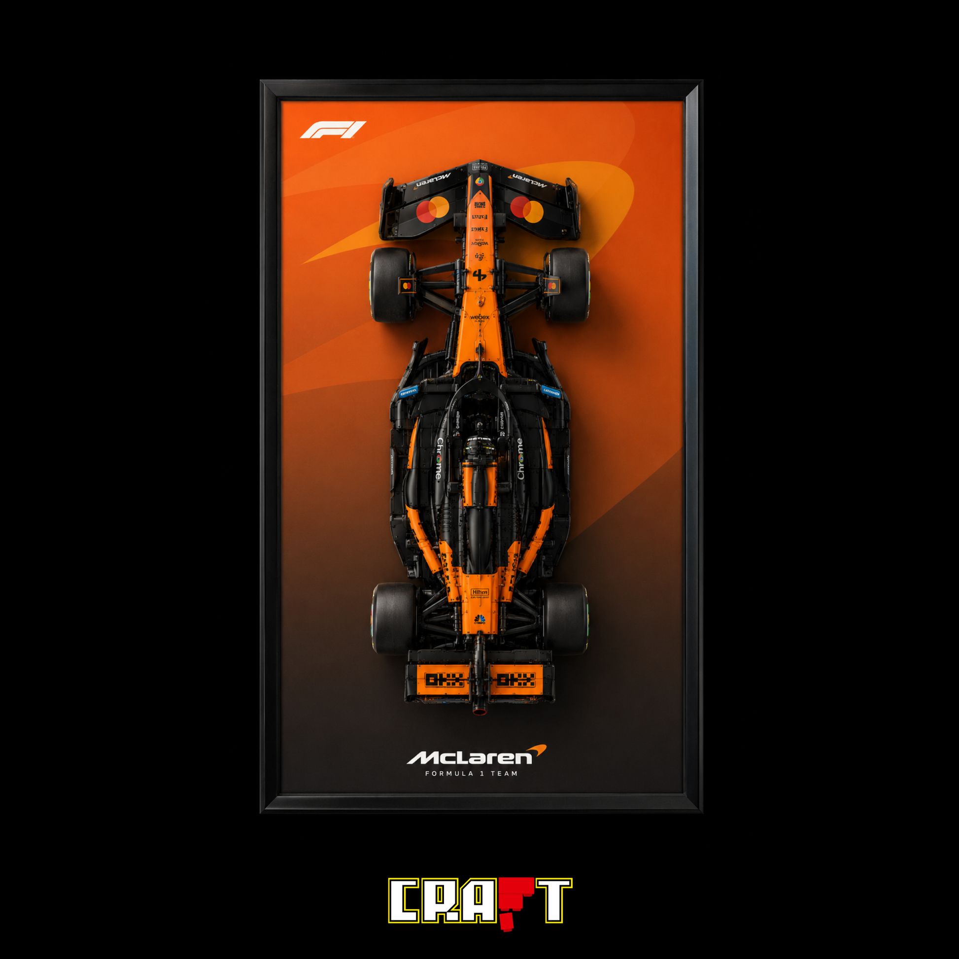 Quadro de Acrílico para F1 McLaren MCL39