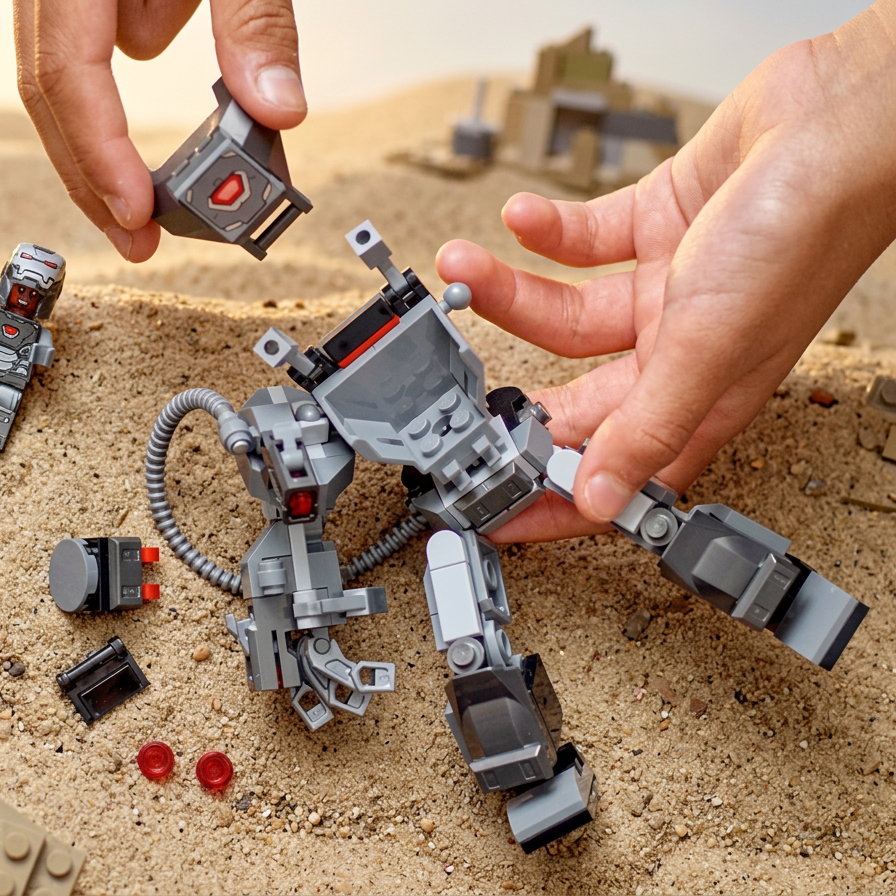 Rob&ocirc; do M&aacute;quina de Combate (154 pe&ccedil;as)