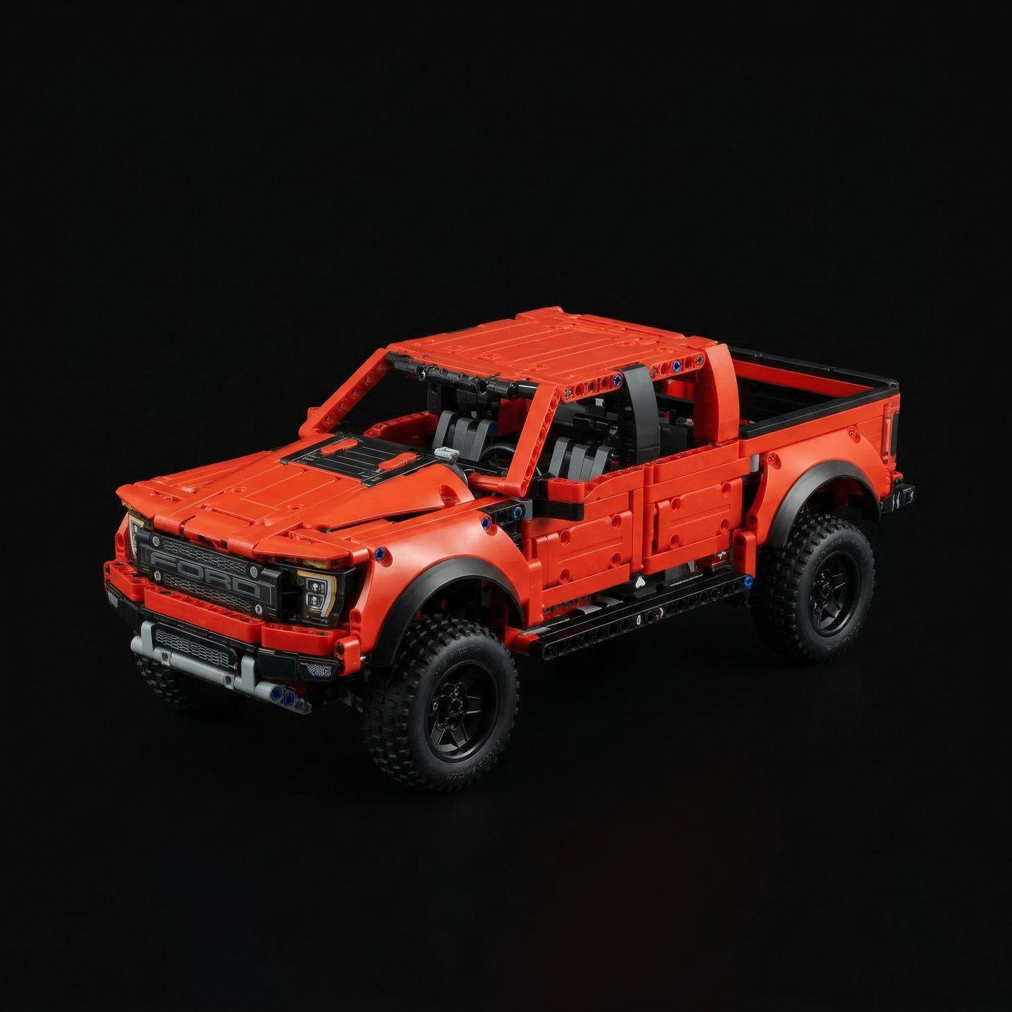 Ford F-150 Raptor Vermelho (1379 pe&ccedil;as)