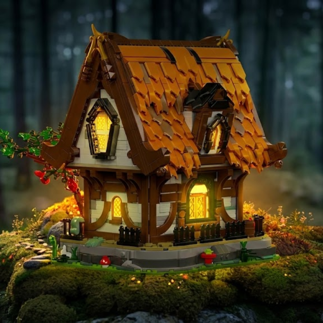 Cabana Medieval de Troncos (2192 pe&ccedil;as) - Brics Craft
