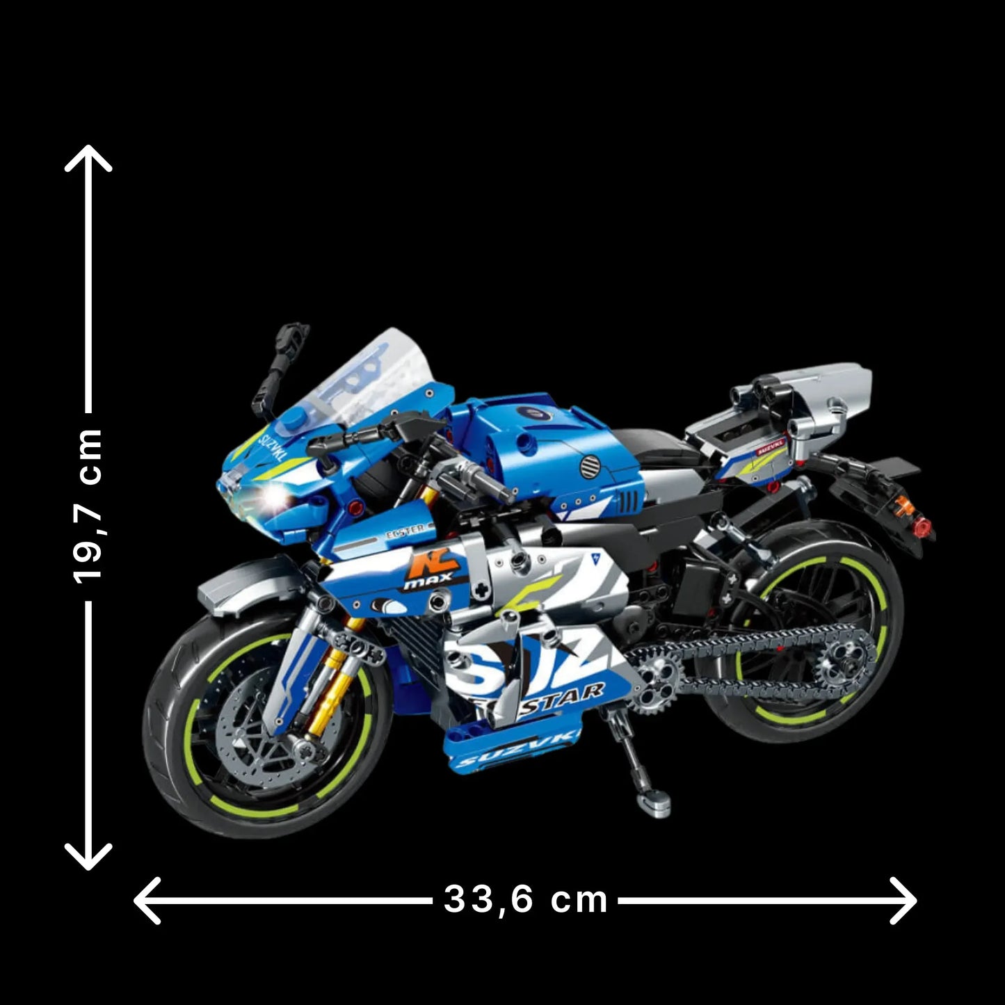 Suzuki GSX-R (823 p&ccedil;s) - Brics Craft