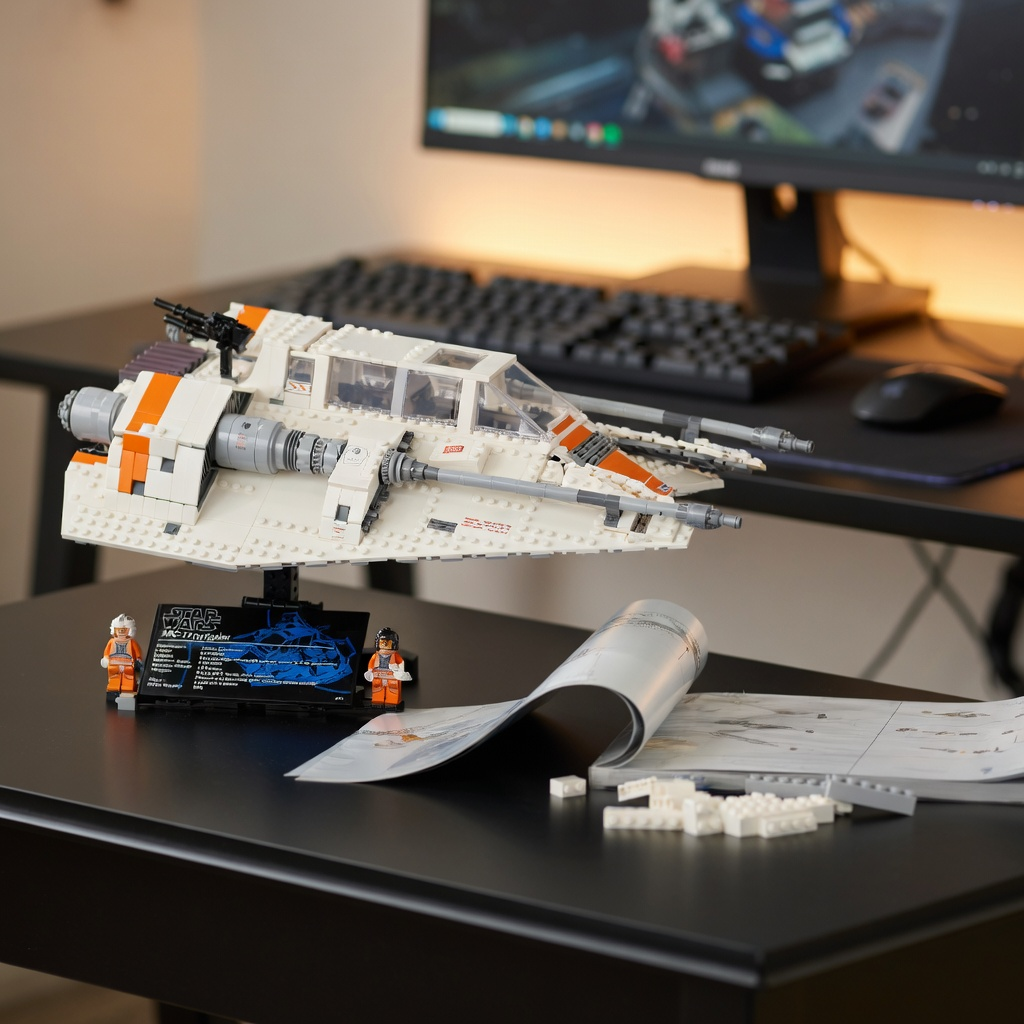 Star Wars - Snowspeeder Rebelde (1703 pe&ccedil;as)