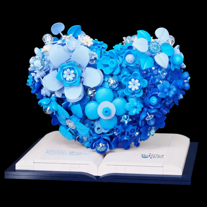 Escultura de Flores Rom&acirc;ntico (768 micro-pe&ccedil;as)