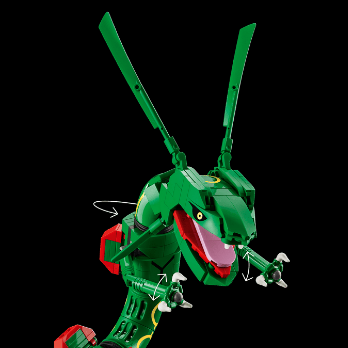 Pok&eacute;mon Rayquaza, capa Brics Craft, posi&ccedil;&atilde;o 4, 1083 pe&ccedil;as