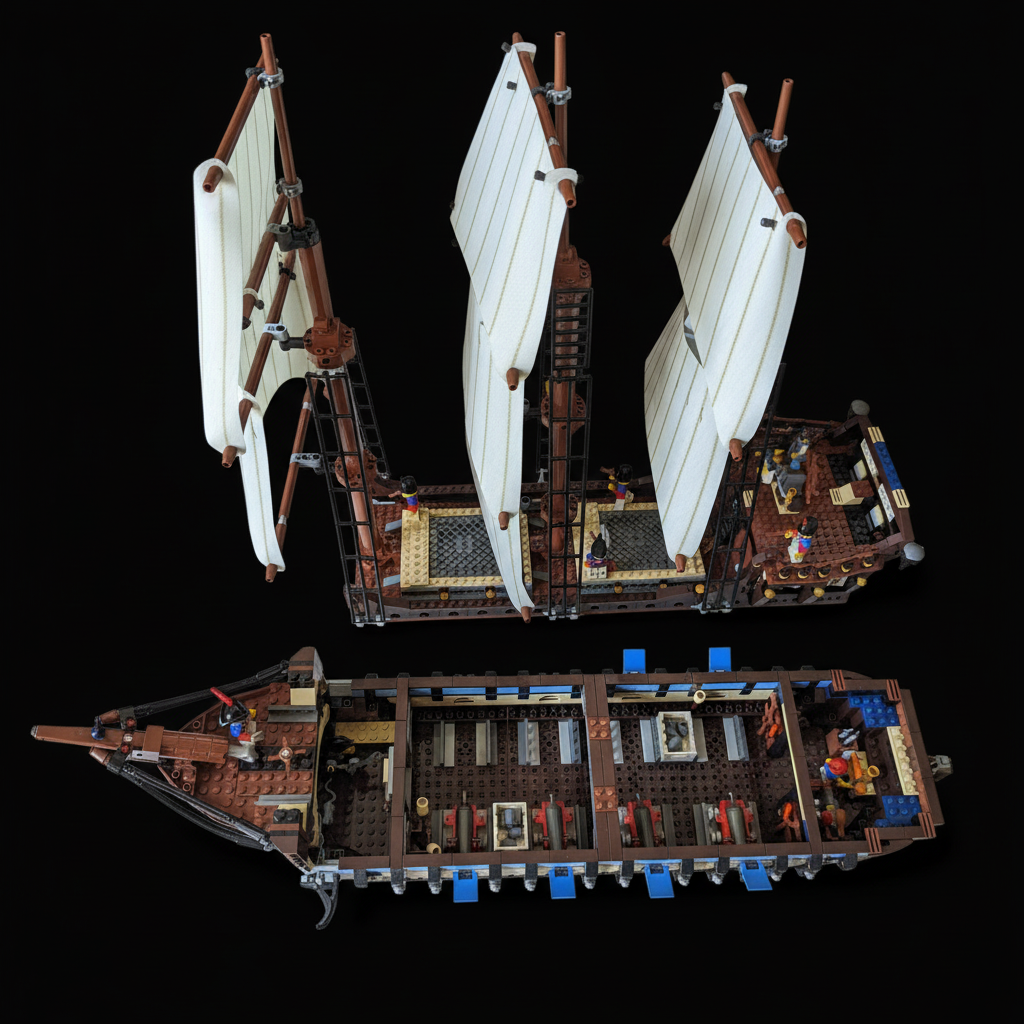 Navio Imperial do Caribe (1664 pe&ccedil;as)