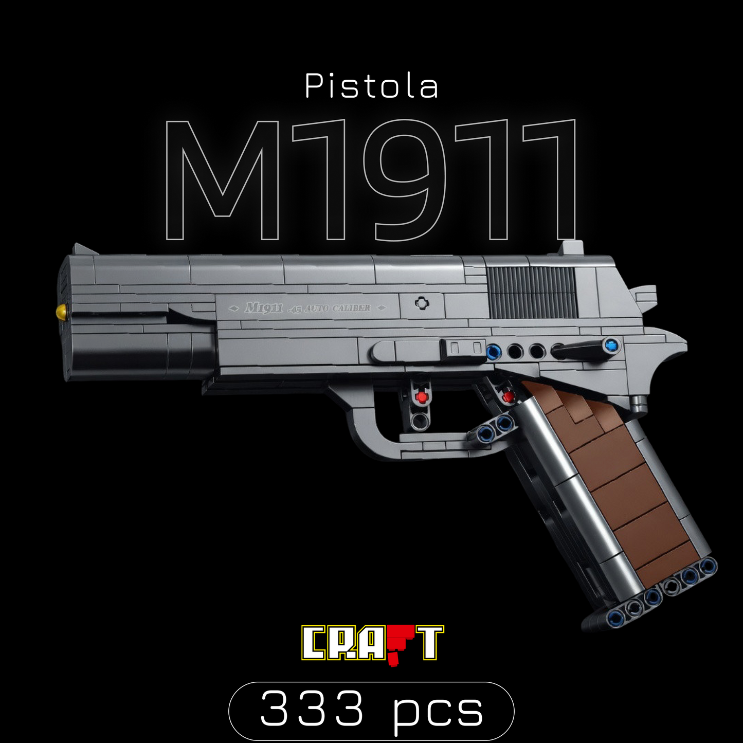 Pistola M1911 (333 pe&ccedil;as)