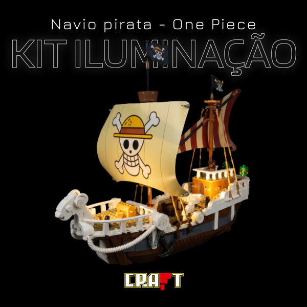 Kit de Ilumina&ccedil;&atilde;o para o Navio Pirata - One Piece (1484 pe&ccedil;as)