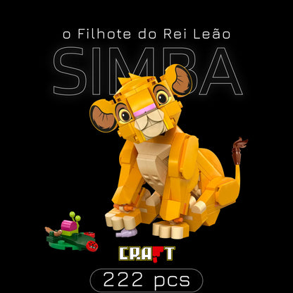 Simba, o Filhote do Rei Le&atilde;o (222 pe&ccedil;as)