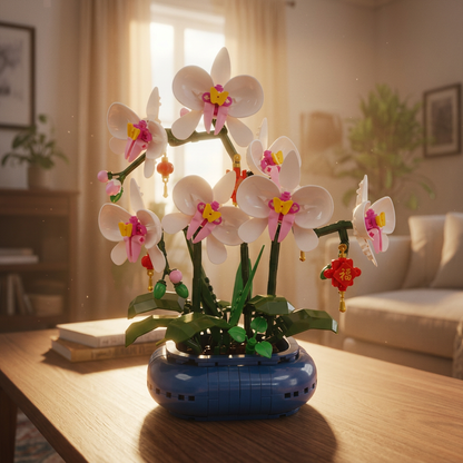Orqu&iacute;dea Phalaenopsis em Vaso (587 pe&ccedil;as)